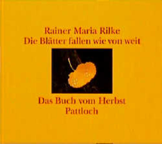 Die Blätter fallen wie von weit
