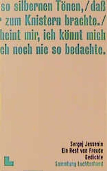 Ein Rest von Freude