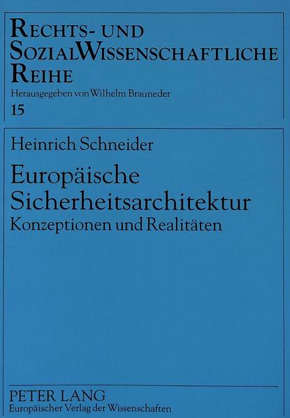 Europäische Sicherheitsarchitektur