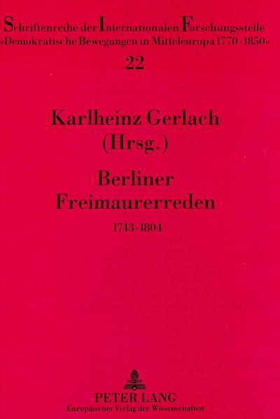 Berliner Freimaurerreden