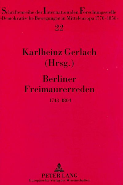 Berliner Freimaurerreden