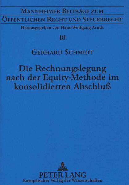 Die Rechnungslegung nach der Equity-Methode im konsolidierten Abschluß