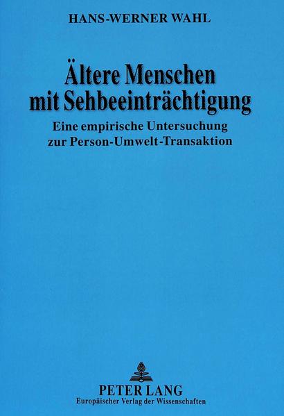 Ältere Menschen mit Sehbeeinträchtigung