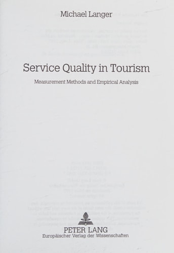 Service Quality in Tourism