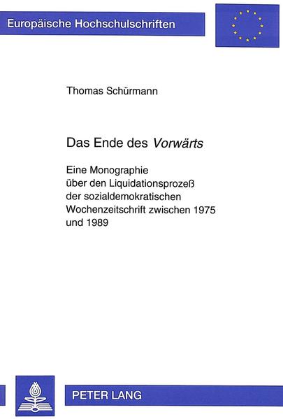 Das Ende des «Vorwärts»