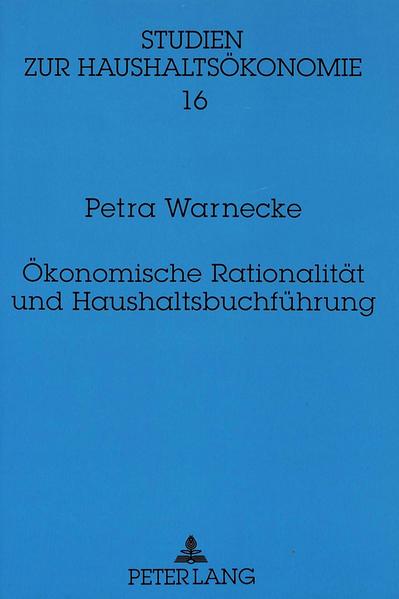 Ökonomische Rationalität und Haushaltsbuchführung