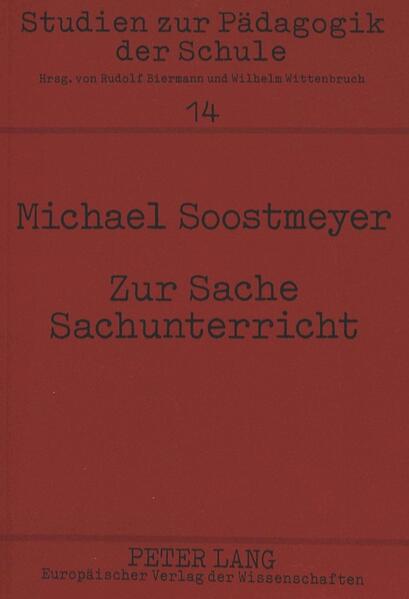 Zur Sache Sachunterricht