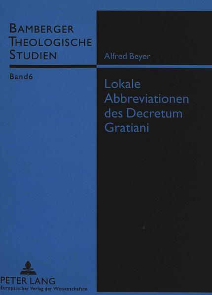 Lokale Abbreviationen des Decretum Gratiani