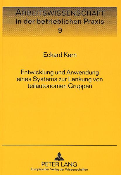 Entwicklung und Anwendung eines Systems zur Lenkung von teilautonomen Gruppen