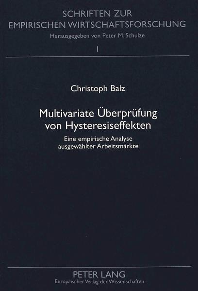 Multivariate Überprüfung von Hysteresiseffekten