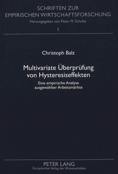 Multivariate Überprüfung von Hysteresiseffekten