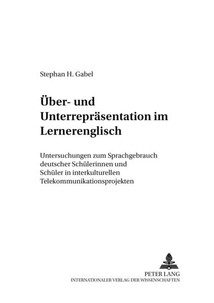 Über- und Unterrepräsentation im Lernerenglisch
