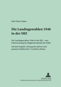 Die Landtagswahlen 1946 in der SBZ