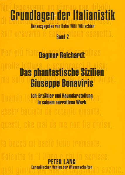 Das phantastische Sizilien Giuseppe Bonaviris