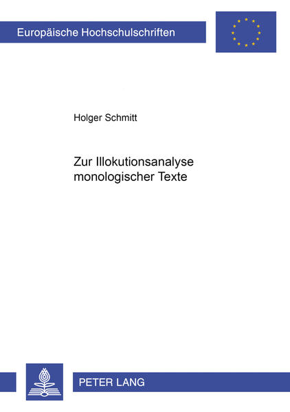 Zur Illokutionsanalyse monologischer Texte