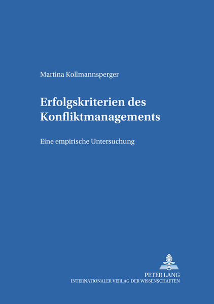 Erfolgskriterien des Konfliktmanagements