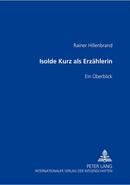 Isolde Kurz als Erzählerin