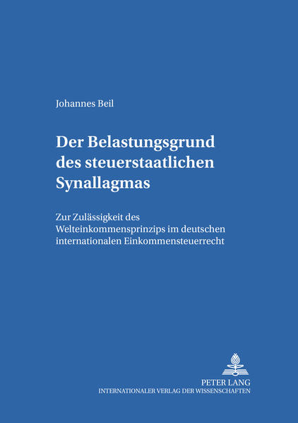 Der Belastungsgrund des steuerstaatlichen Synallagmas