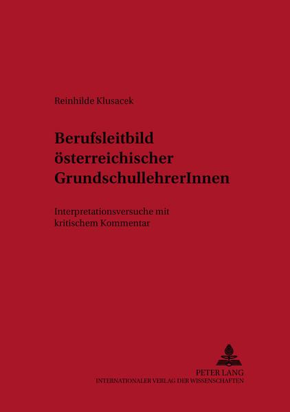 Berufsleitbild österreichischer GrundschullehrerInnen