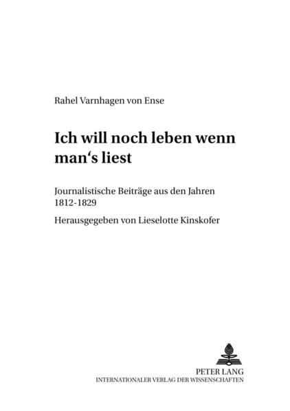 «Ich will noch leben, wenn man’s liest»