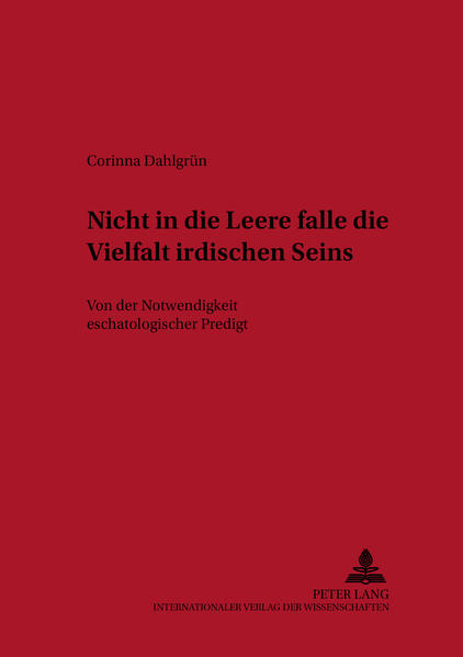 «Nicht in die Leere falle die Vielfalt irdischen Seins»