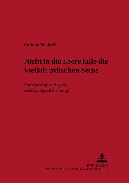 «Nicht in die Leere falle die Vielfalt irdischen Seins»