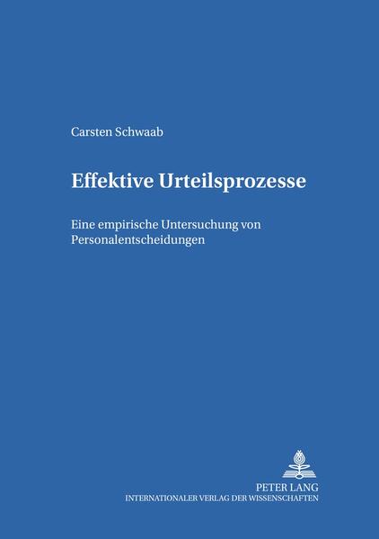 Effektive Urteilsprozesse