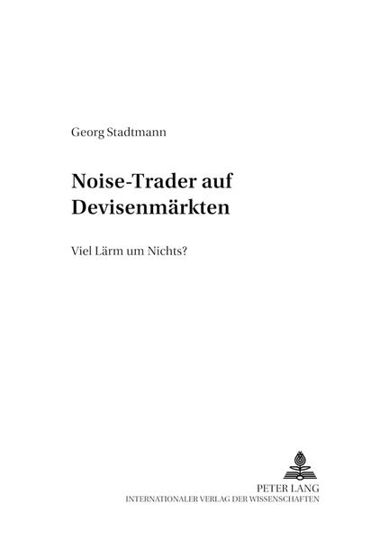 Noise-Trader auf Devisenmärkten