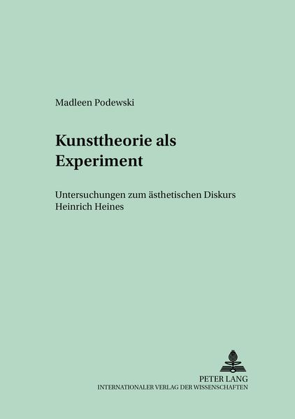 Kunsttheorie als Experiment