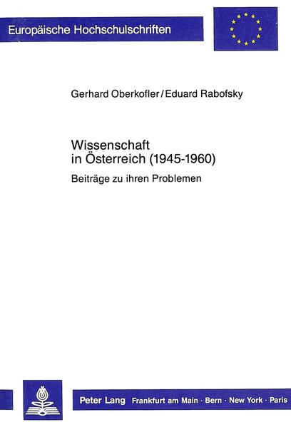 Wissenschaft in Österreich (1945-1960)