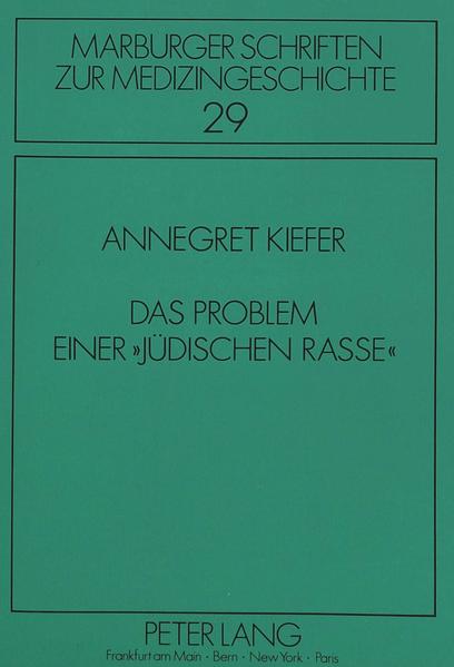 Das Problem einer «jüdischen Rasse»