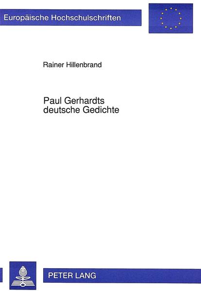 Paul Gerhardts deutsche Gedichte