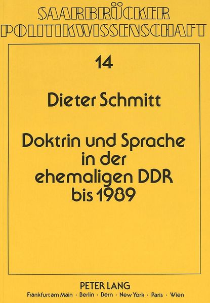 Doktrin und Sprache in der ehemaligen DDR bis 1989