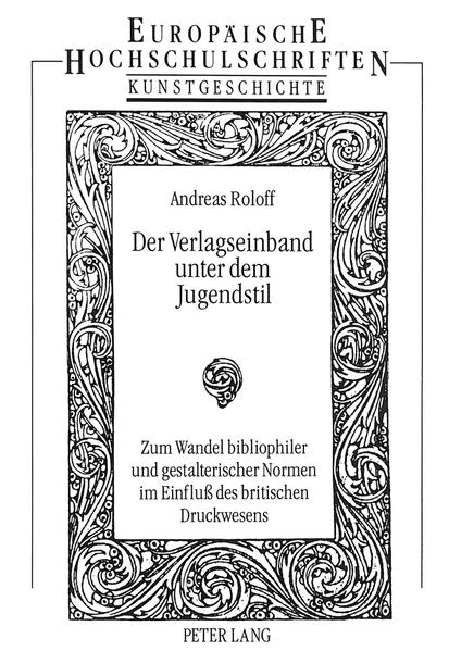 Der Verlagseinband unter dem Jugendstil