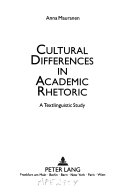Cultural Differences in Academic Rhetoric