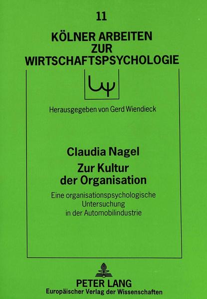 Zur Kultur der Organisation