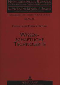Wissenschaftliche Technolekte