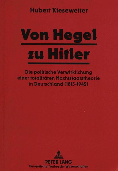 Von Hegel zu Hitler