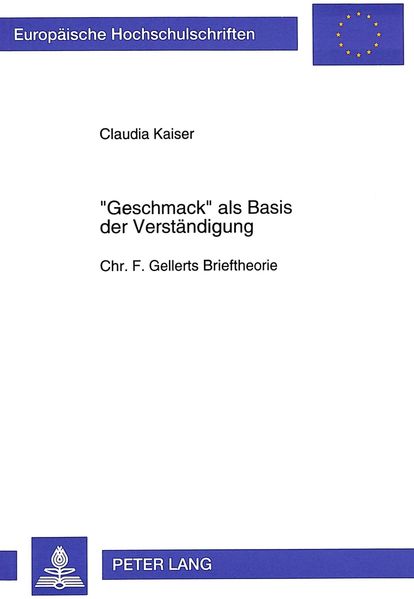 «Geschmack» als Basis der Verständigung