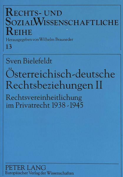 Österreichisch-deutsche Rechtsbeziehungen II