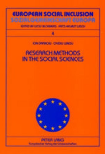 Research Methods in the Social Sciences- Metode de cercetare în ştiinţele sociale