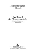 Der Begriff der Menschenwürde