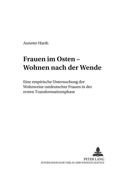 Frauen im Osten – Wohnen nach der Wende