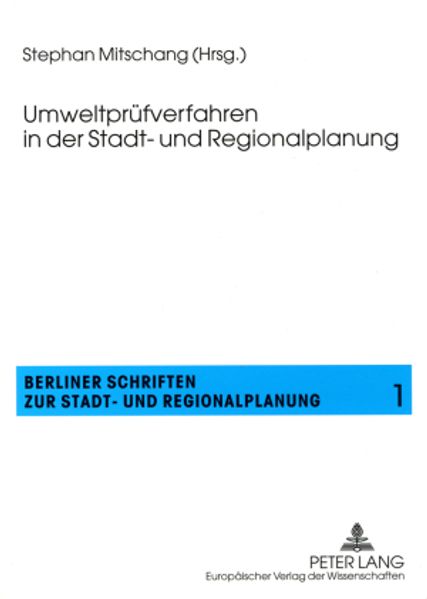 Umweltprüfverfahren in der Stadt- und Regionalplanung