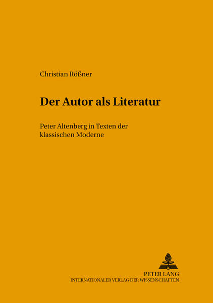 Der Autor als Literatur
