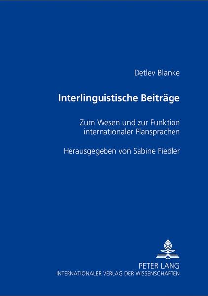 Interlinguistische Beiträge