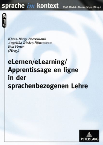 eLernen/eLearning/Apprentissage en ligne in der sprachenbezogenen Lehre