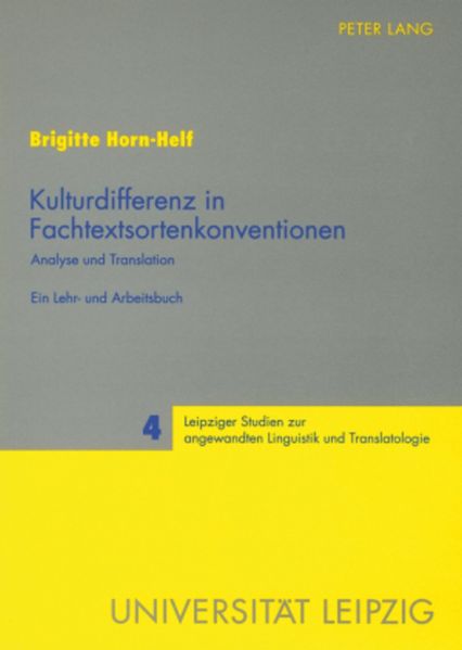 Kulturdifferenz in Fachtextsortenkonventionen