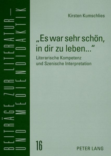 «Es war sehr schön, in dir zu leben...»