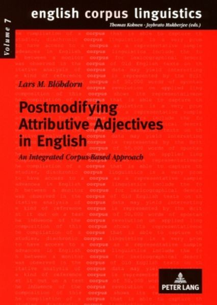 Postmodifying Attributive Adjectives in English